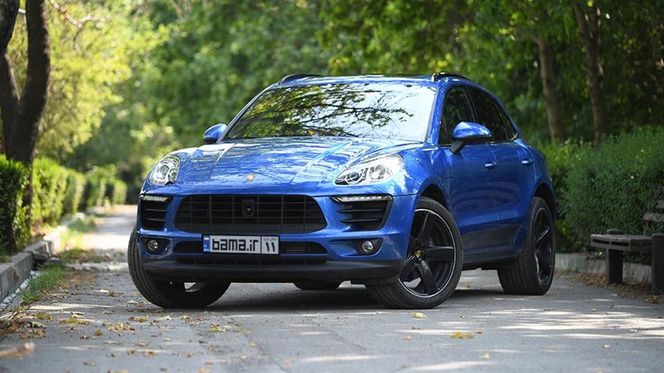 نمای سه رخ جلو پورشه ماکان